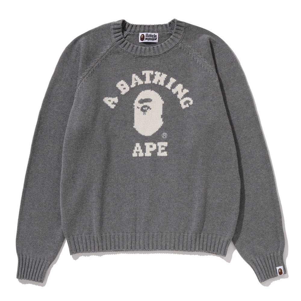 콜리지 니트 스웨터(W) GRAY