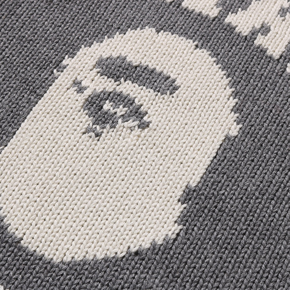 콜리지 니트 스웨터(W) GRAY