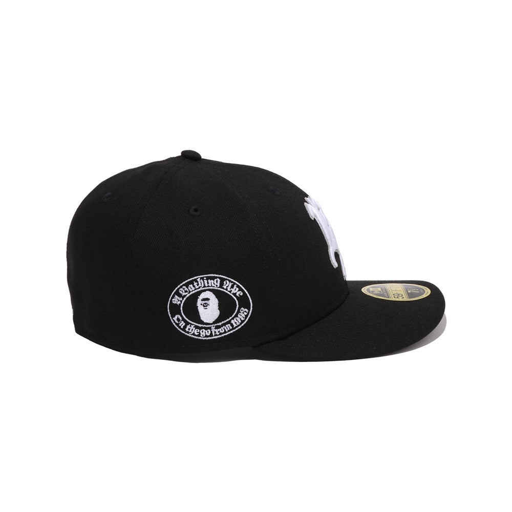 NEW ERA 59FIFTY LP 베이프 로고 캡 BLACK