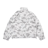 BAPE X CLOT 카모 슬리브 디테처블 레인 자켓(M) WHITE