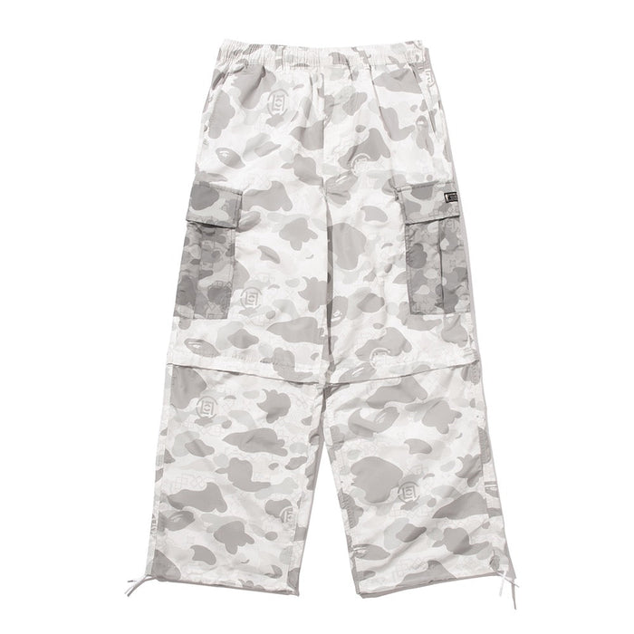 BAPE X CLOT 카모 디테처블 릴렉스드 핏 카고 팬츠(M) WHITE