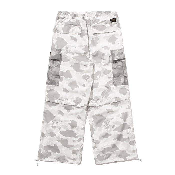 BAPE X CLOT 카모 디테처블 릴렉스드 핏 카고 팬츠(M) WHITE