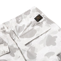 BAPE X CLOT 카모 디테처블 릴렉스드 핏 카고 팬츠(M) WHITE