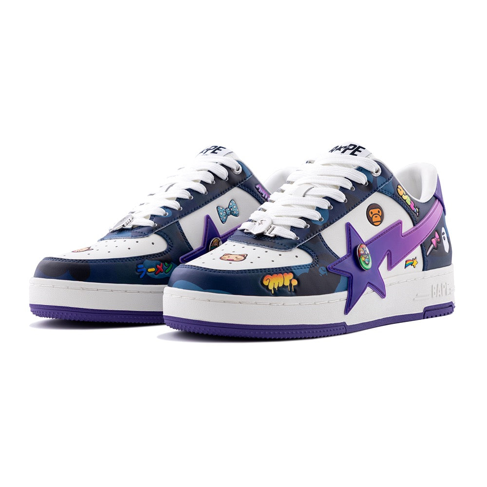 BAPE X MR. 베이프 스타 OS #1 M2 BLUE