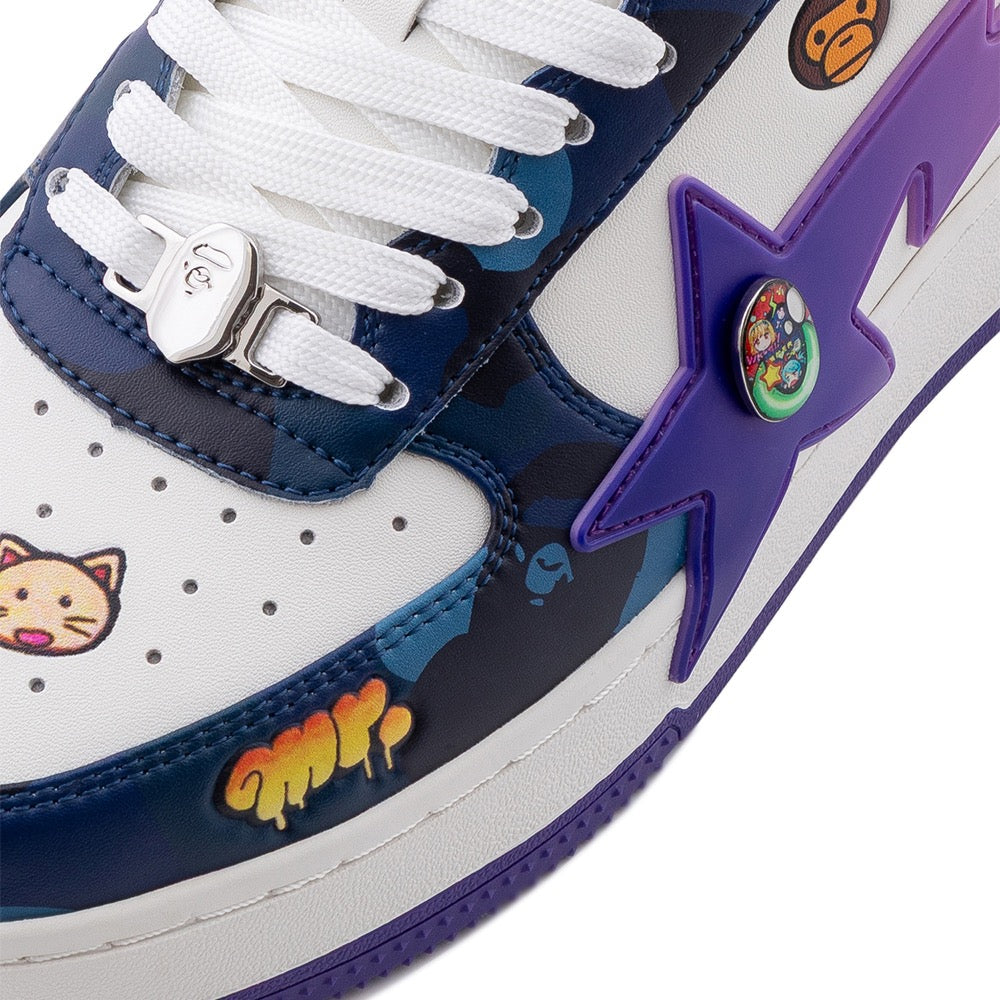 BAPE X MR. 베이프 스타 OS #1 M2 BLUE