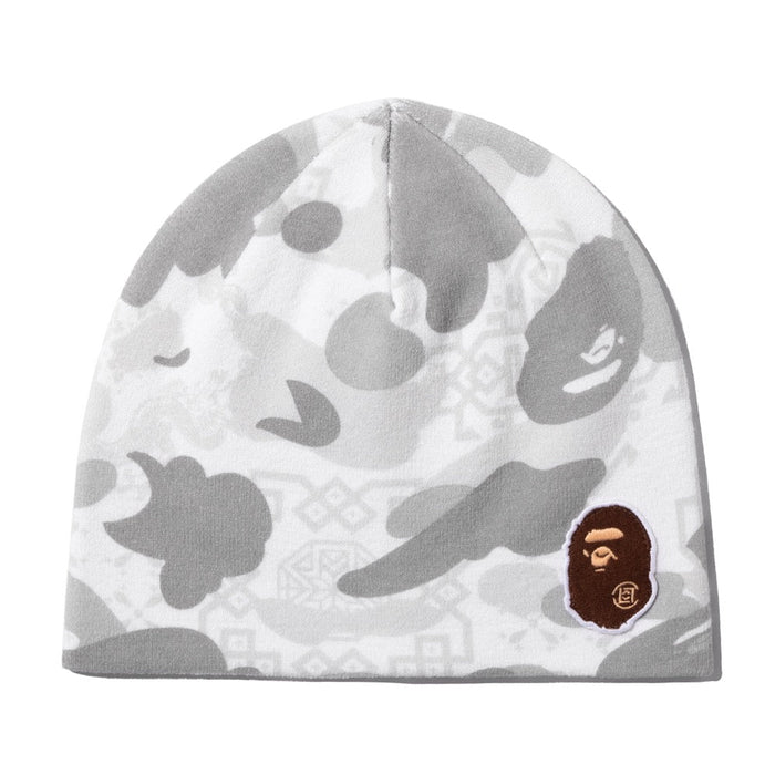 BAPE X CLOT 카모 비니(M) WHITE