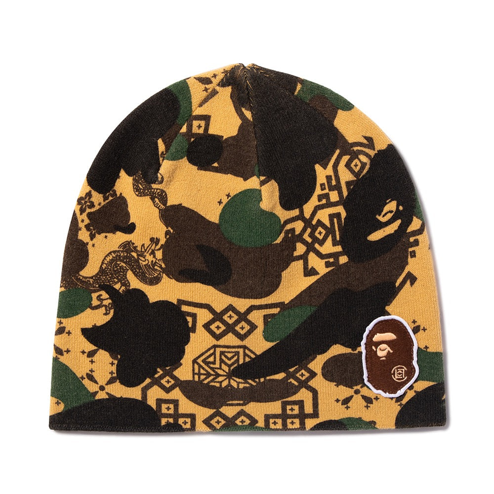 BAPE X CLOT 카모 비니(M) YELLOW