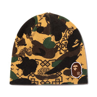 BAPE X CLOT 카모 비니(M) YELLOW