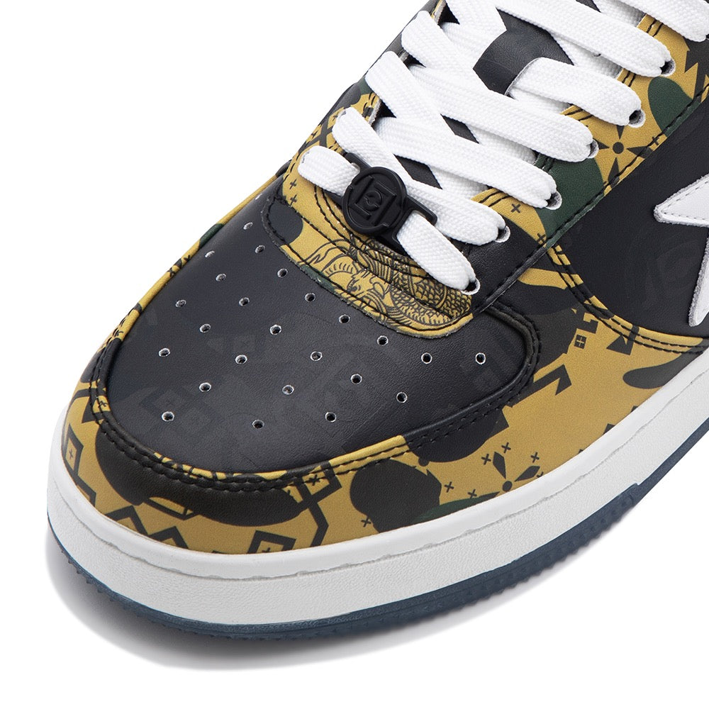 BAPE X CLOT 베이프 스타 M2 YELLOW