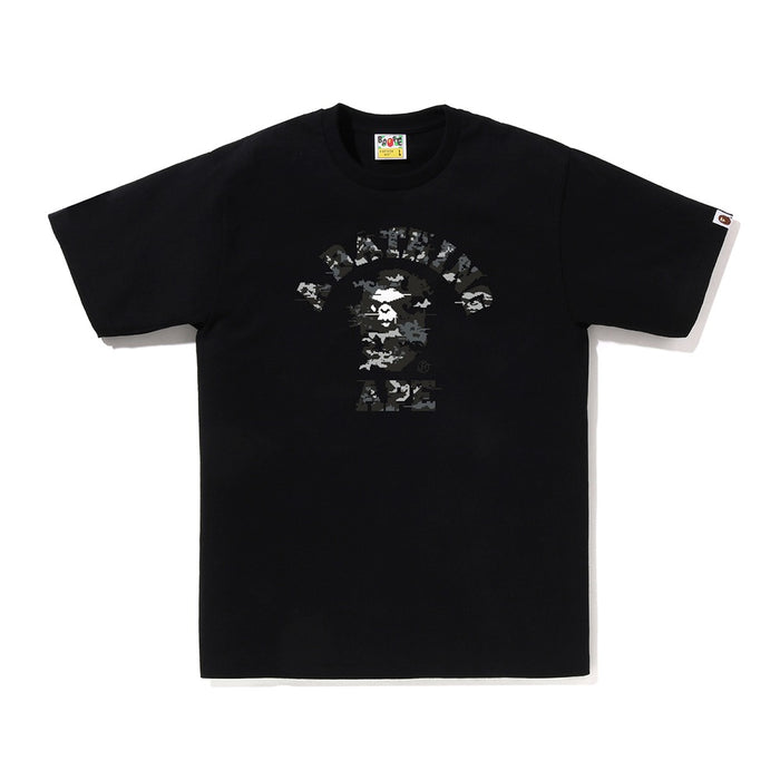 멀티 픽셀 카모 콜리지 티셔츠(M) BLACK/BLACK