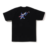 스크린 카모 베이프 스타 티셔츠(M) BLACK