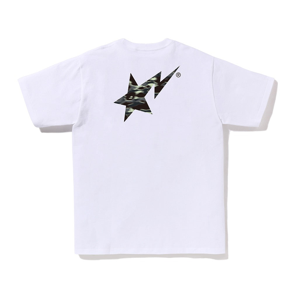 스크린 카모 베이프 스타 티셔츠(M) WHITE