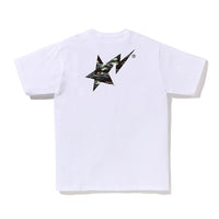 스크린 카모 베이프 스타 티셔츠(M) WHITE