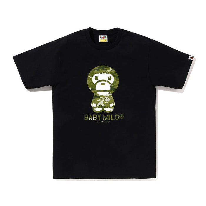 멀티 픽셀 카모 베이비 마일로 티셔츠(M) BLACK/GREEN