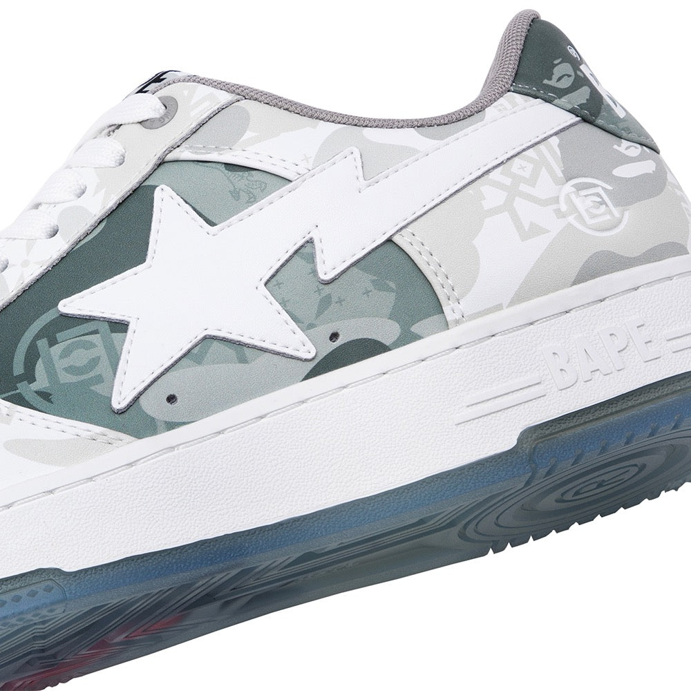 BAPE X CLOT 베이프 스타 M2 WHITE