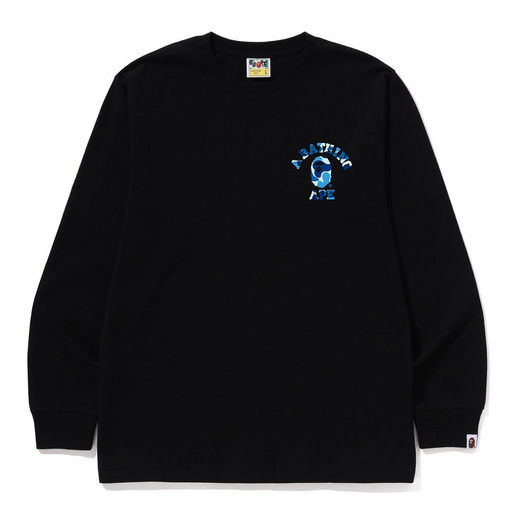 ABC 카모 콜리지 ATS 롱슬리브 티셔츠(M) BLACK/BLUE