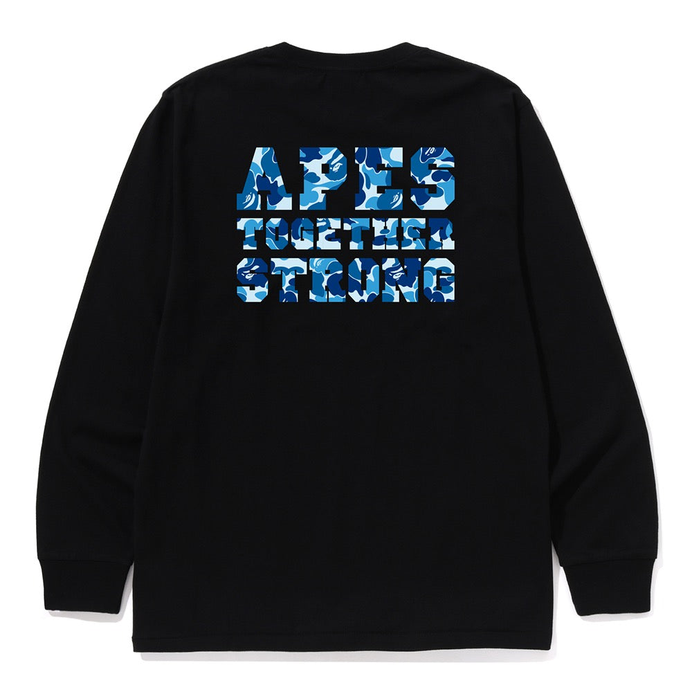 ABC 카모 콜리지 ATS 롱슬리브 티셔츠(M) BLACK/BLUE