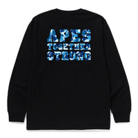 ABC 카모 콜리지 ATS 롱슬리브 티셔츠(M) BLACK/BLUE