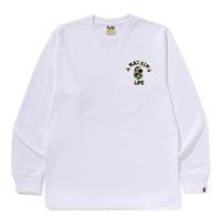 ABC 카모 콜리지 ATS 롱슬리브 티셔츠(M) WHITE/GREEN