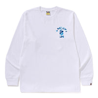 ABC 카모 콜리지 ATS 롱슬리브 티셔츠(M) WHITE/BLUE