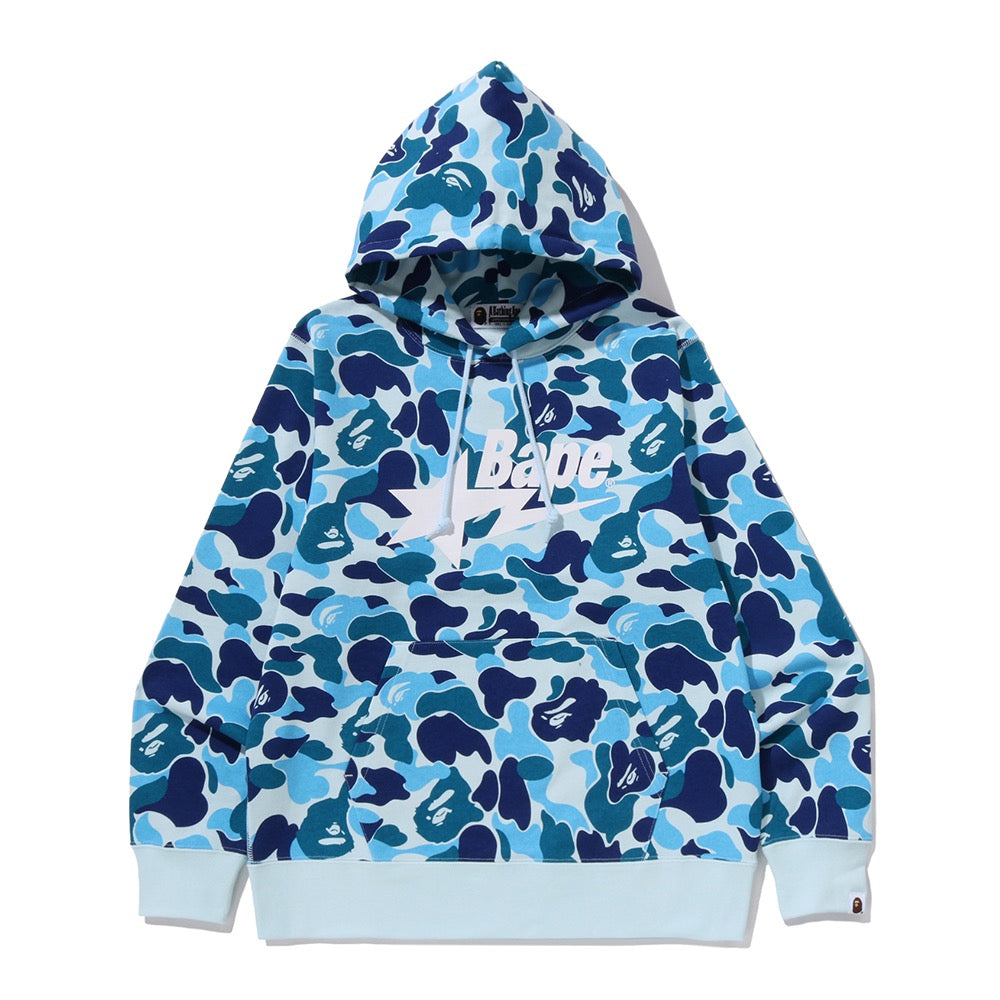 ABC 카모 베이프 스타 풀오버 후드(M) BLUE