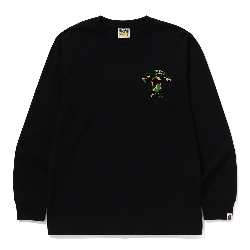 ABC 카모 콜리지 ATS 롱슬리브 티셔츠(M) BLACK/GREEN