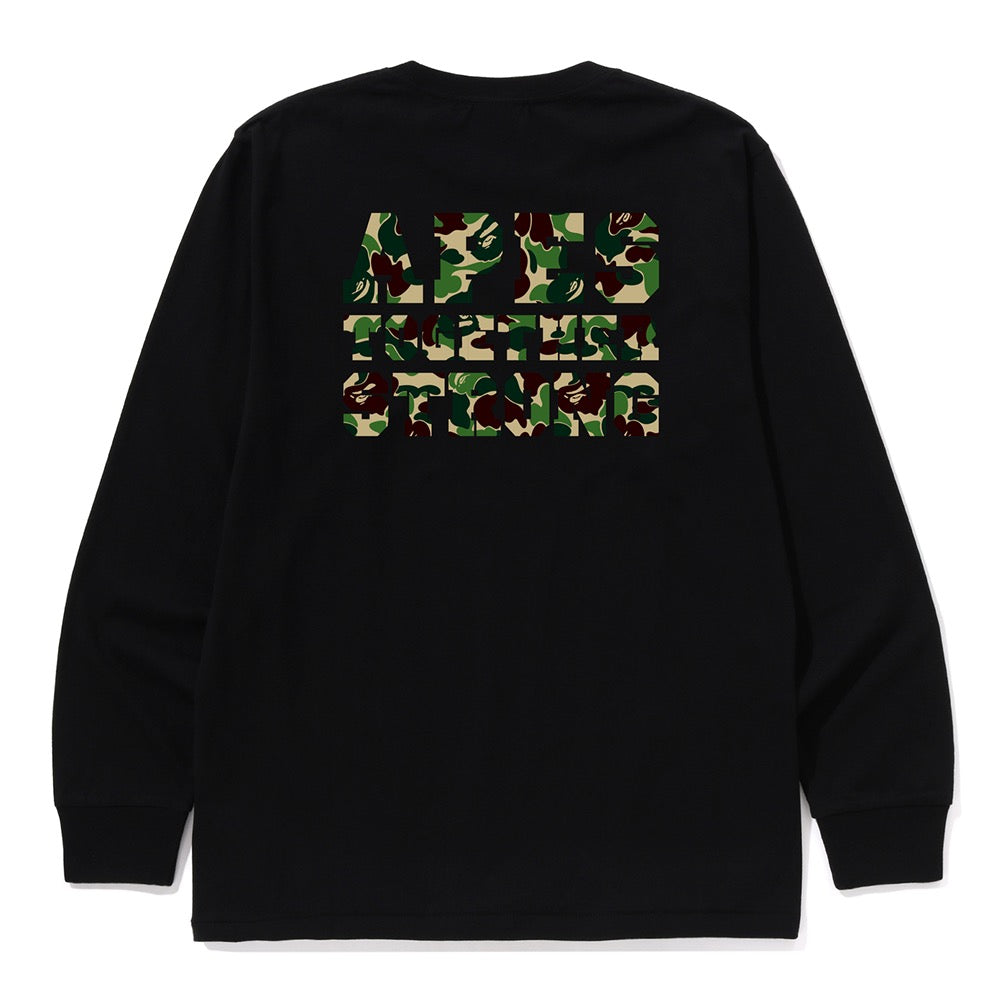 ABC 카모 콜리지 ATS 롱슬리브 티셔츠(M) BLACK/GREEN