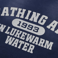 디스트로이 워시드 이펙트 릴렉스트 핏 크루넥 스웨트셔츠(M) NAVY