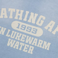 디스트로이 워시드 이펙트 릴렉스트 핏 크루넥 스웨트셔츠(M) SAX