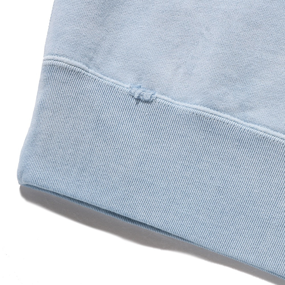 디스트로이 워시드 이펙트 릴렉스트 핏 크루넥 스웨트셔츠(M) SAX