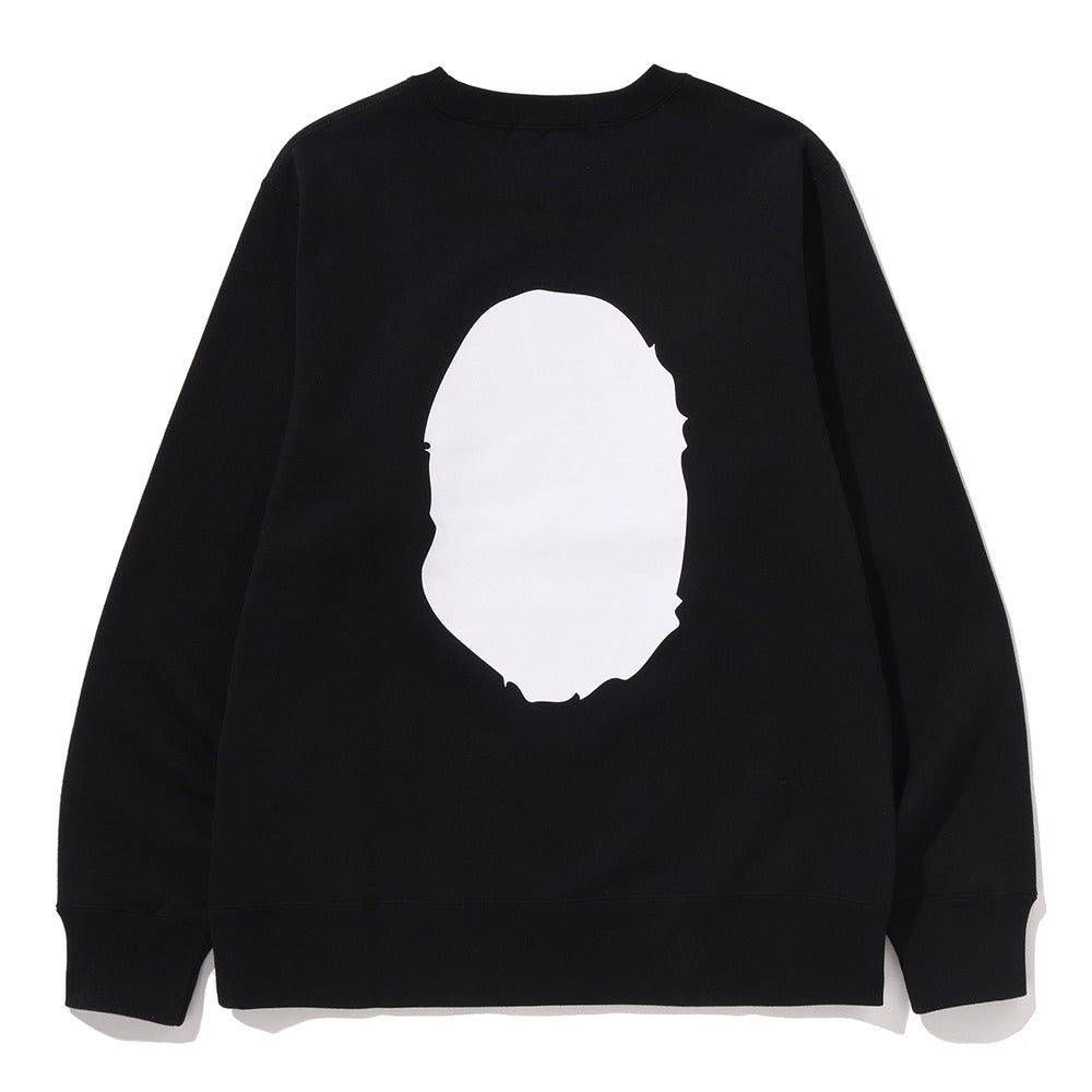 빅 에이프 헤드 크루넥 스웨트셔츠(M) BLACK