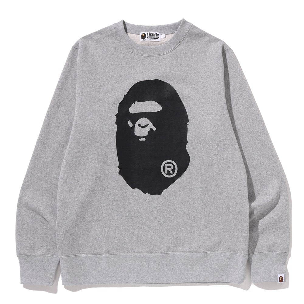 빅 에이프 헤드 크루넥 스웨트셔츠(M) GRAY