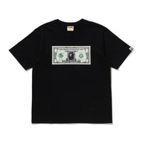 베이프 뱅크노트 티셔츠(M) BLACK