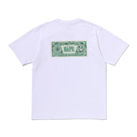 베이프 뱅크노트 티셔츠(M) WHITE