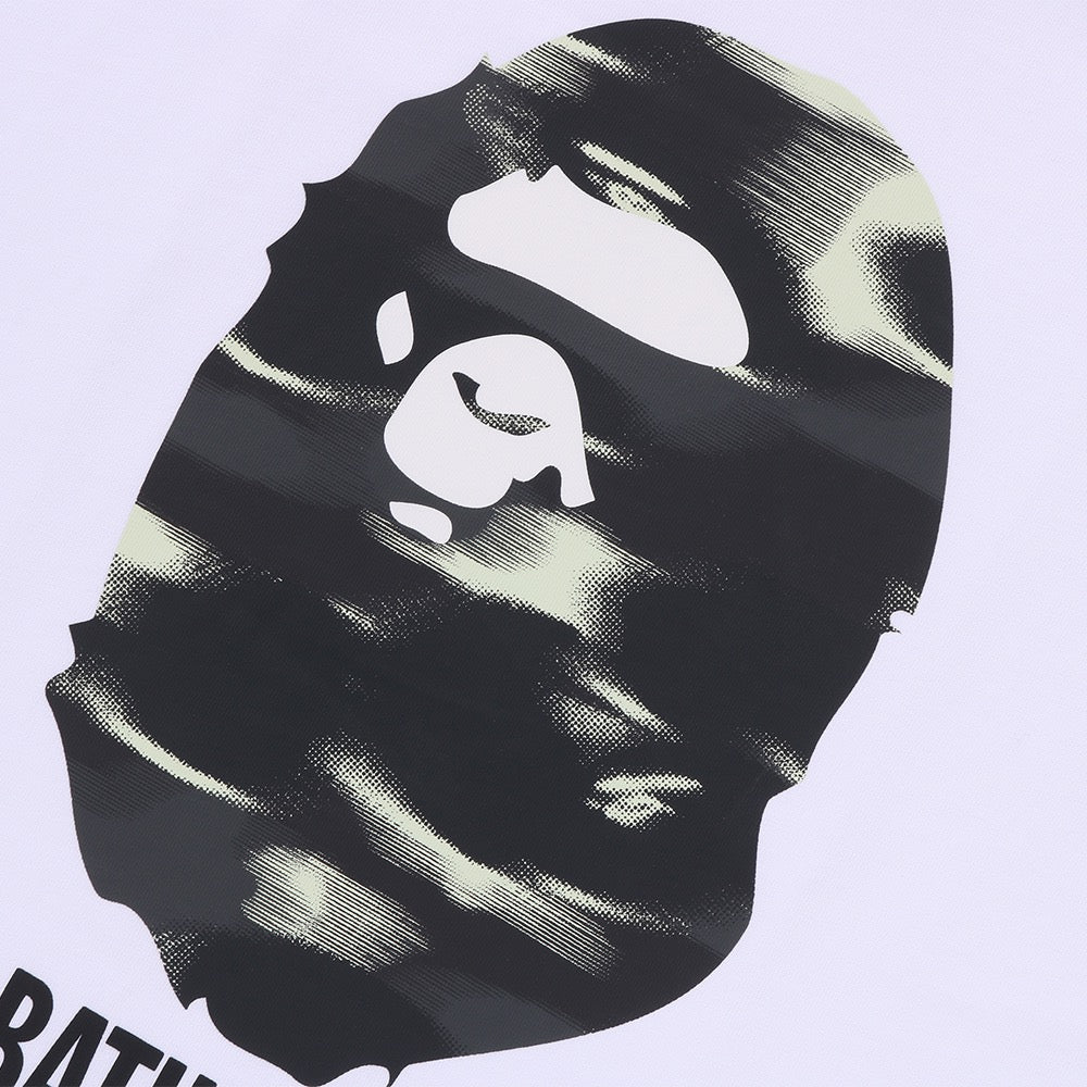 스크린 카모 BY BATHING APE 티셔츠(M) WHITE
