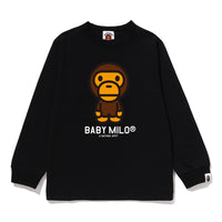 베이비 마일로 롱슬리브 티셔츠(KIDS) BLACK