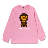 베이비 마일로 롱슬리브 티셔츠(KIDS) PINK