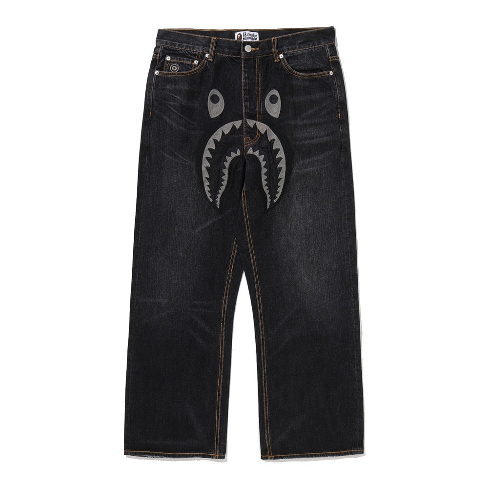 샤크 릴렉스드 핏 데님 팬츠(M) INDIGO