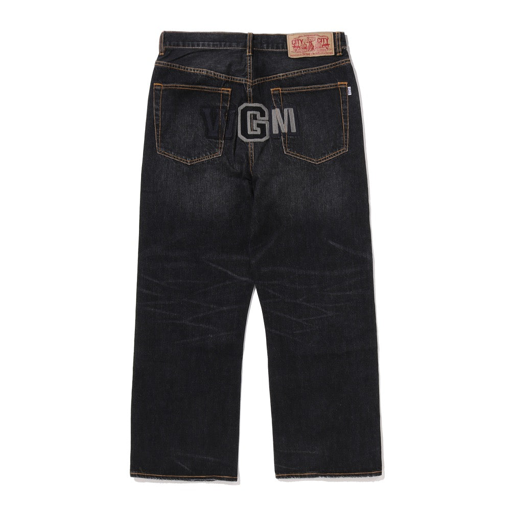 샤크 릴렉스드 핏 데님 팬츠(M) INDIGO