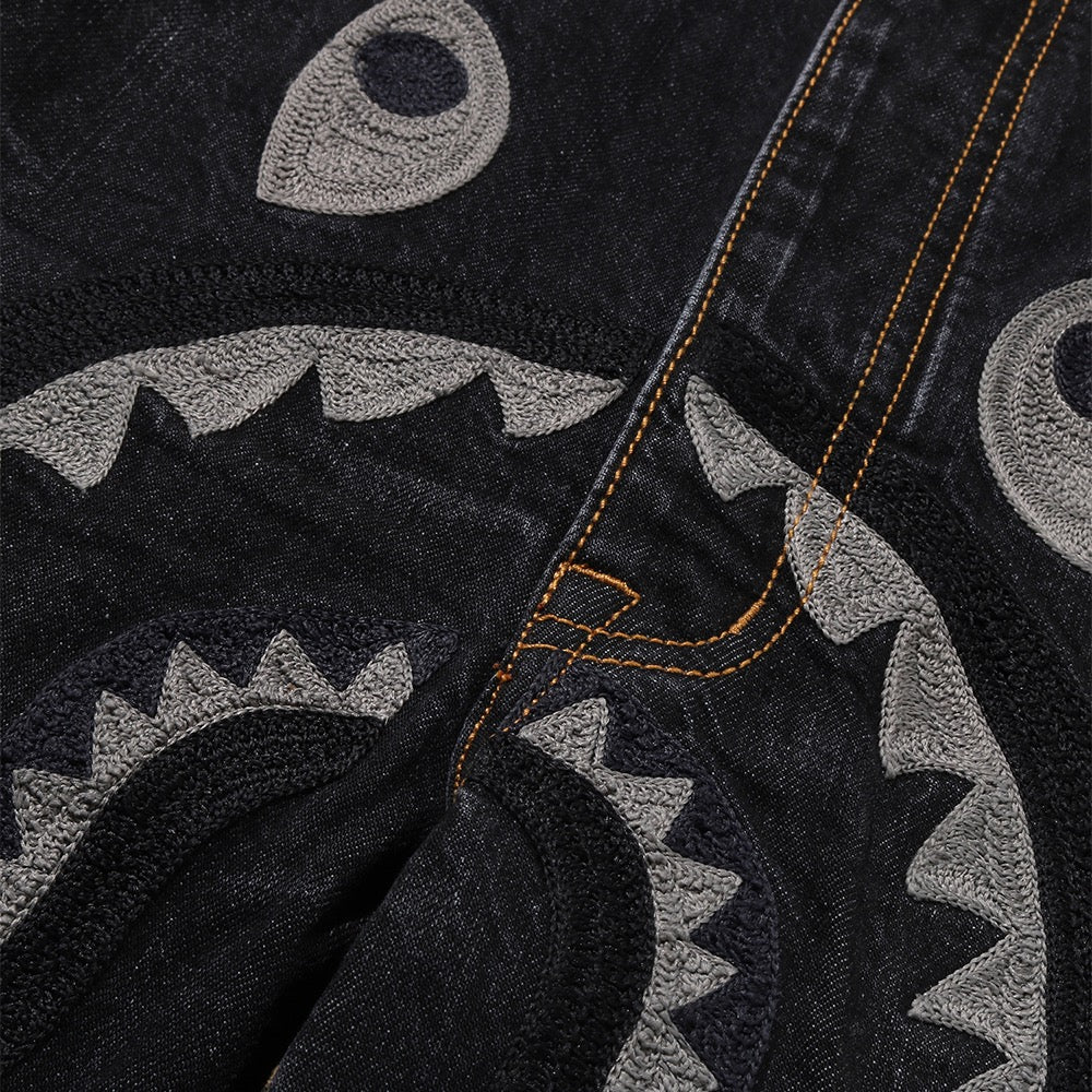 샤크 릴렉스드 핏 데님 팬츠(M) INDIGO