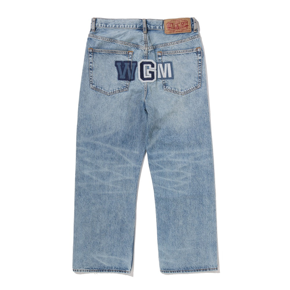 샤크 릴렉스드 핏 데님 팬츠(M) LIGHTINDI