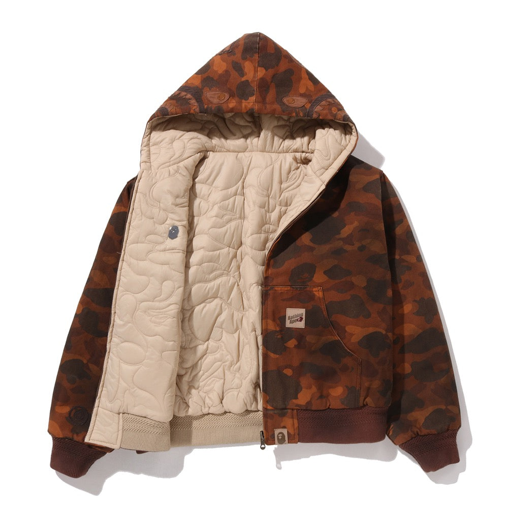 솔리드 퍼스트 카모 리버시블 샤크 집 헤비 자켓(M) BEIGE