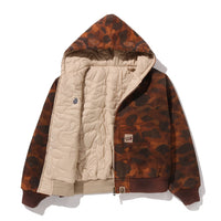 솔리드 퍼스트 카모 리버시블 샤크 집 헤비 자켓(M) BEIGE