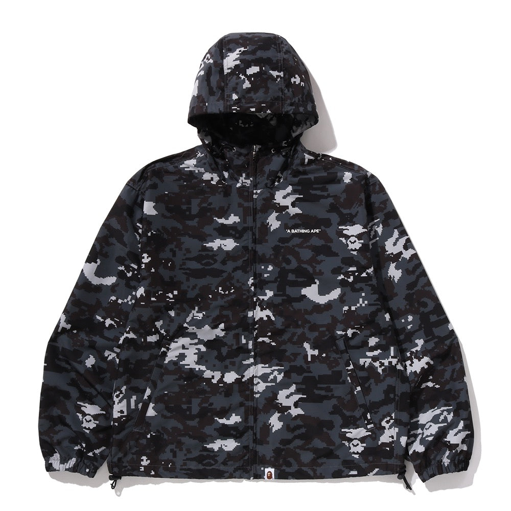 멀티 픽셀 카모 후디드 자켓(M) BLACK