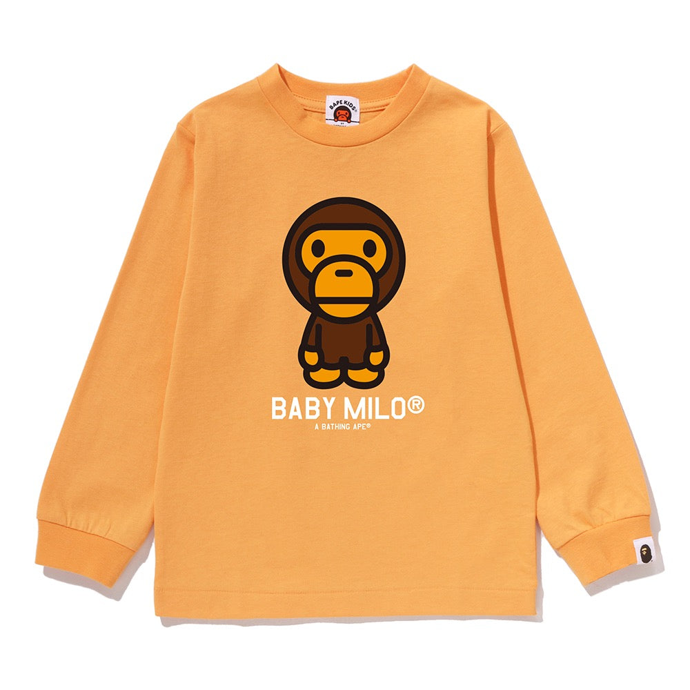 베이비 마일로 롱슬리브 티셔츠(KIDS) ORANGE