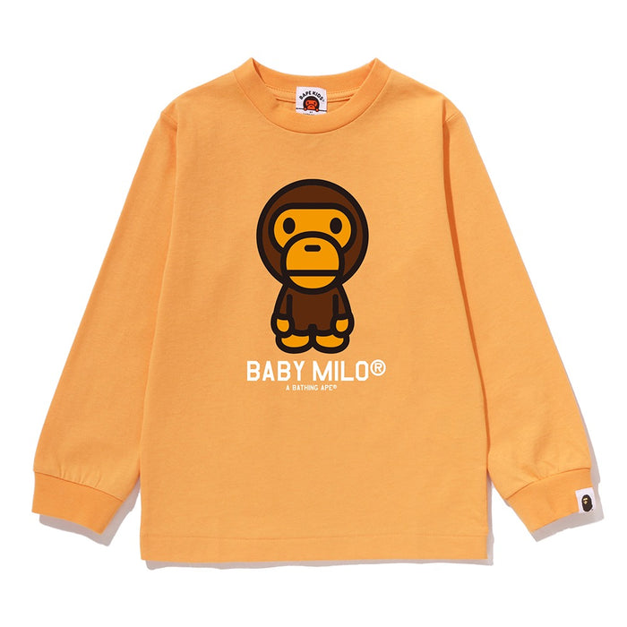 베이비 마일로 롱슬리브 티셔츠(KIDS) ORANGE