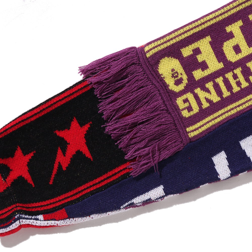 스카프 패턴 레귤러 핏 트랙 자켓(M) MULTI