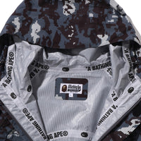 멀티 픽셀 카모 스노우보드 2 레이어 자켓(M) BLACK