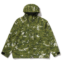 멀티 픽셀 카모 스노우보드 2 레이어 자켓(M) GREEN