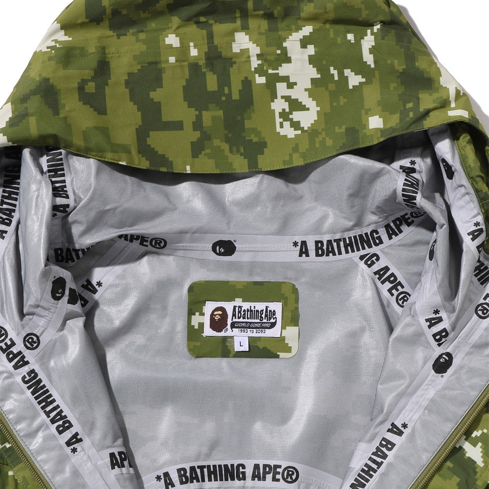 멀티 픽셀 카모 스노우보드 2 레이어 자켓(M) GREEN